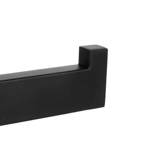 Toilettenpapierhalter aus Metall, feuchtigkeitsbeständig, schwarz - Easy2sell - Deluxe