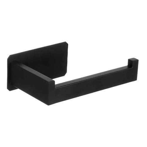 Toilettenpapierhalter aus Metall, feuchtigkeitsbeständig, schwarz - Easy2sell - Deluxe