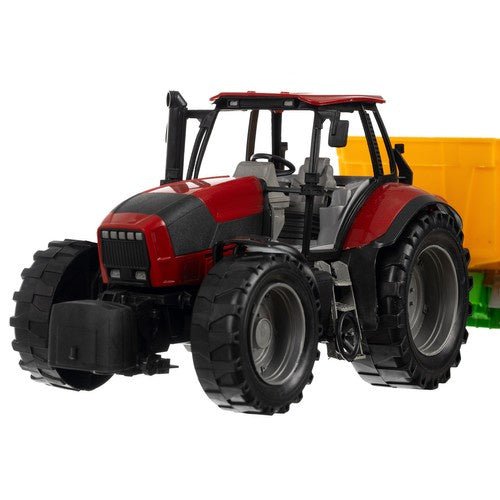 Traktor mit Anhänger Spielzeug – Lenkbar und Kippbar aus ABS - Kunststoff - Easy2sell - Deluxe