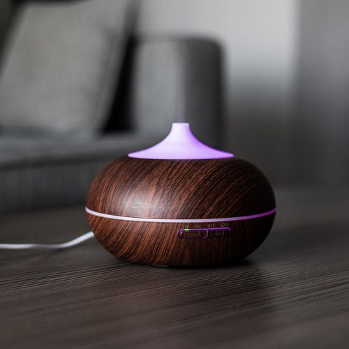Ultraschall - Luftbefeuchter 400ml mit Ionisator, Aromatherapie & LED - Easy2sell - Deluxe