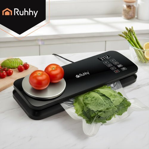 Vakuumiergerät mit Waage und Cutter – 120W Vakuumierer für Lebensmittel - Easy2sell - Deluxe