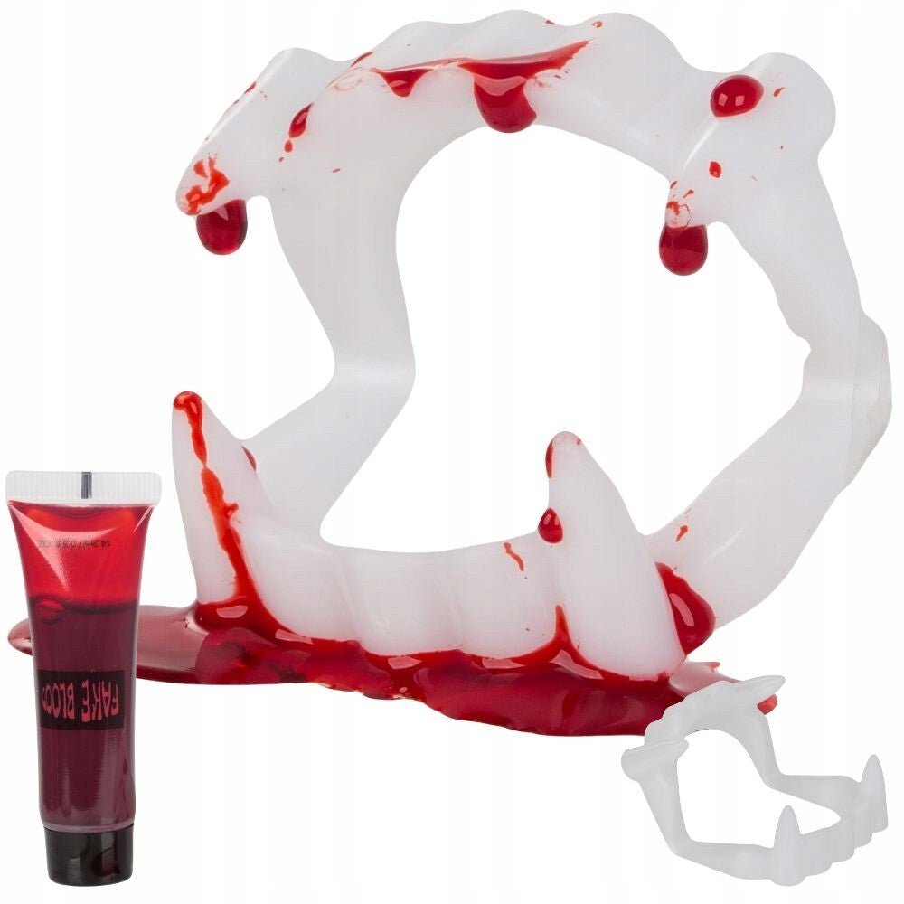 Vampir Zähne mit Kunstblut - Easy2sell - Deluxe