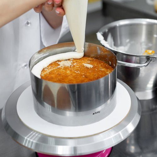 Verstellbare Kuchenform 16–30 cm, 20 cm hoch, Edelstahl - Easy2sell - Deluxe