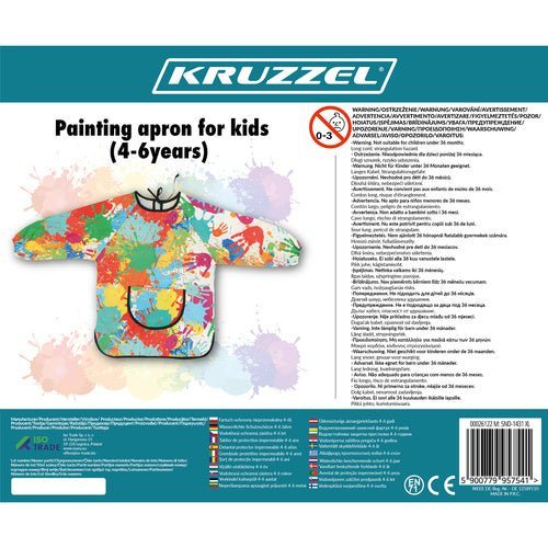 Wasserdichte Malschürze mit langen Ärmeln für kreative Kinder - Easy2sell - Deluxe