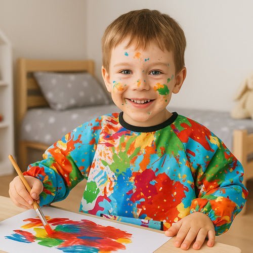 Wasserdichte Malschürze mit langen Ärmeln für kreative Kinder - Easy2sell - Deluxe