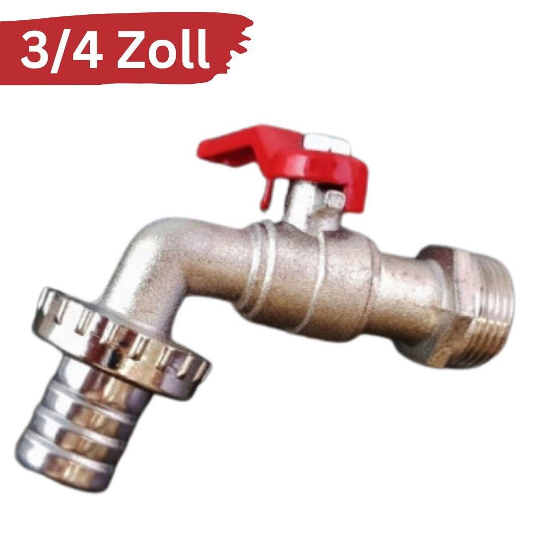 Wasserhahn Kugelhahn 3/4 Zoll DN20 Kugelauslaufhahn Garten für Aussen und Innen - Easy2sell - Deluxe