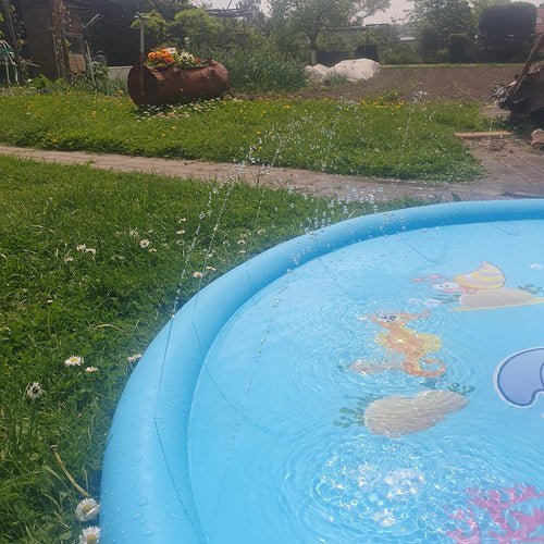 Wassersprinkler Matte für Kinder – Garten Wasserfontäne, 150 cm, Mehrfarbig - Easy2sell - Deluxe