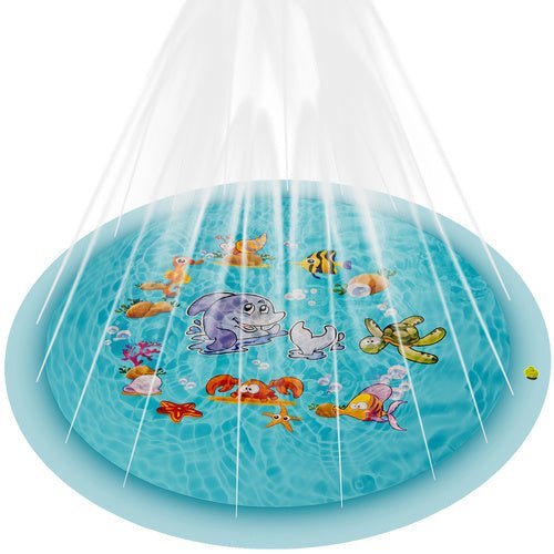 Wassersprinkler Matte für Kinder – Garten Wasserfontäne, 150 cm, Mehrfarbig - Easy2sell - Deluxe