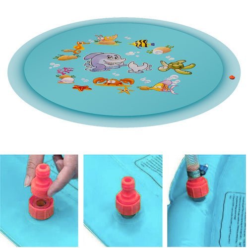 Wassersprinkler Matte für Kinder – XL 165 cm Garten Wasserspielzeug PVC - Easy2sell - Deluxe