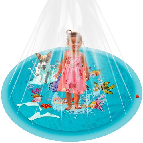 Wassersprinkler Matte für Kinder – XL 165 cm Garten Wasserspielzeug PVC - Easy2sell - Deluxe