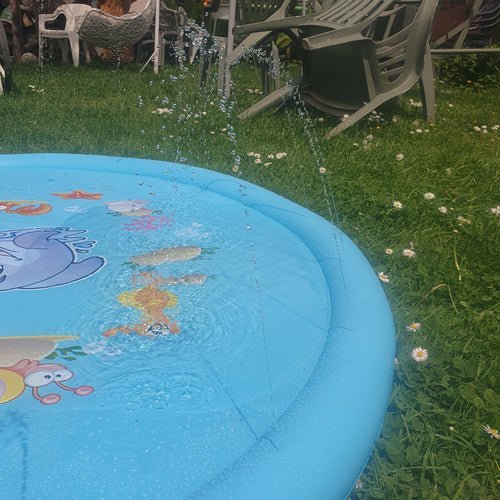 Wassersprinkler Matte für Kinder – XL 165 cm Garten Wasserspielzeug PVC - Easy2sell - Deluxe