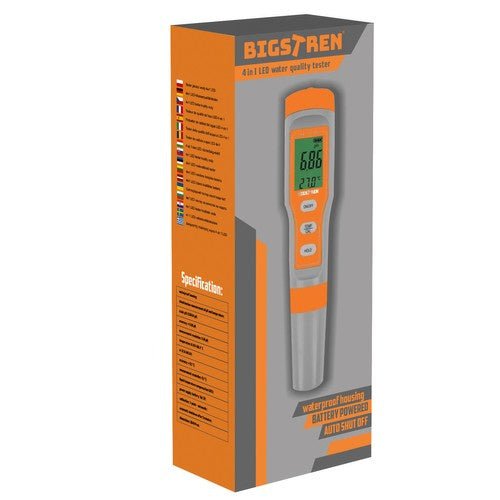 Wassertester 4in1 pH - und Temperaturmessung - Easy2sell - Deluxe