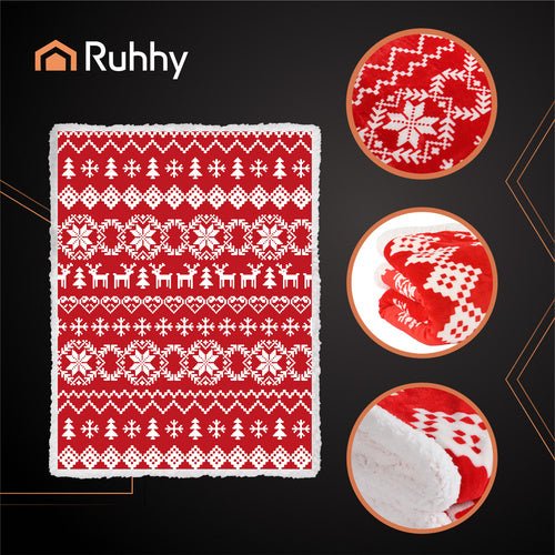 Weihnachtsdecke 1,3x1,7cm Ruhhy 26610 - Easy2sell - Deluxe