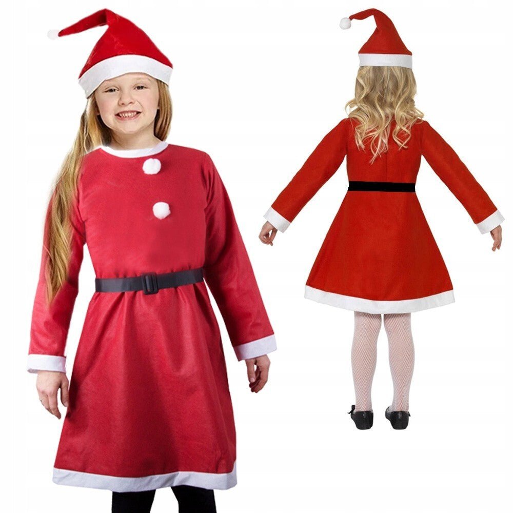 Weihnachtsmann Kostüm Weihnachten Verkleidung Santa Claus Nikolauskostüm Set - Easy2sell - Deluxe