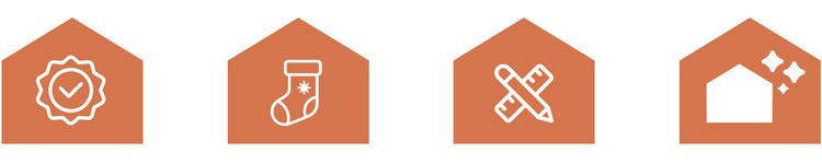 Weihnachtssocken - dekorativ 4 Stück Ruhhy 26467 - Easy2sell - Deluxe