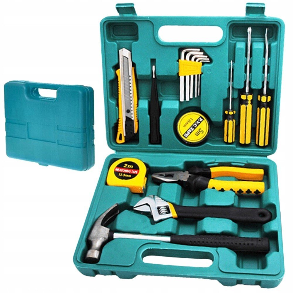 Werkzeugkoffer 16 - teilig für Haushalt - Easy2sell - Deluxe