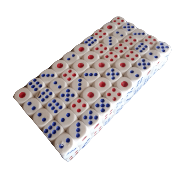 Würfel Standard Knobelwürfel Spielewürfel Zahlen 1 - 6 Kniffel Spielwürfel 50x - Easy2sell - Deluxe