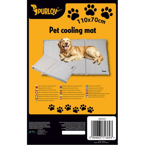 XXL Kühlmatte für Tiere, faltbar, angenehme Ruhe, grau - Easy2sell - Deluxe