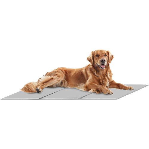 XXL Kühlmatte für Tiere, faltbar, angenehme Ruhe, grau - Easy2sell - Deluxe