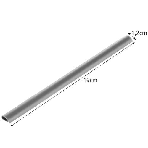 Zaunbandclips Befestigungsclips für Sichtschutzstreifen Grau PVC 20er Set - Easy2sell - Deluxe